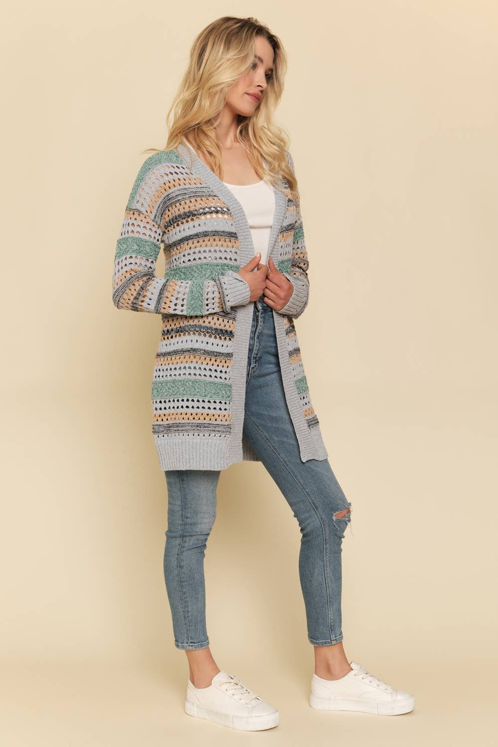 Mystree - Mix Weaved Cardigan