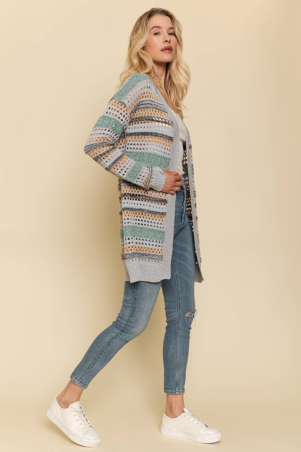 Mystree - Mix Weaved Cardigan view 3