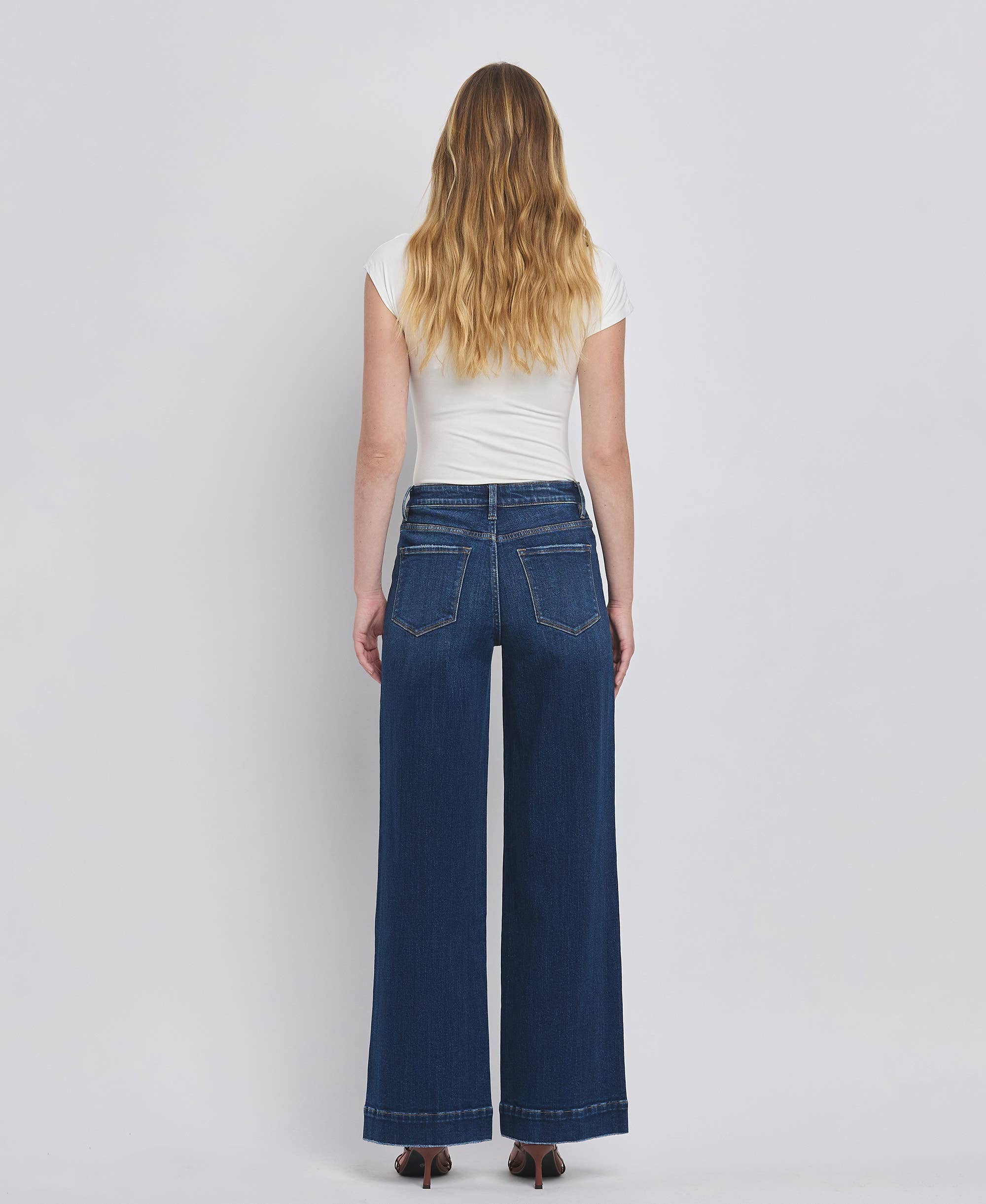 Flying Monkey High Rise Wide Trouser Jeans view 8
