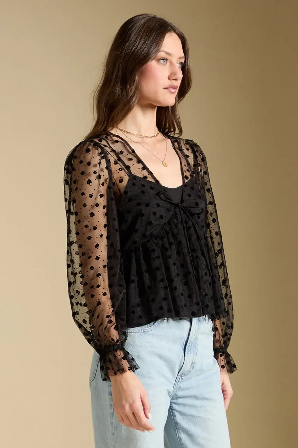 Saltwater Luxe Evrra Top - Black view 3