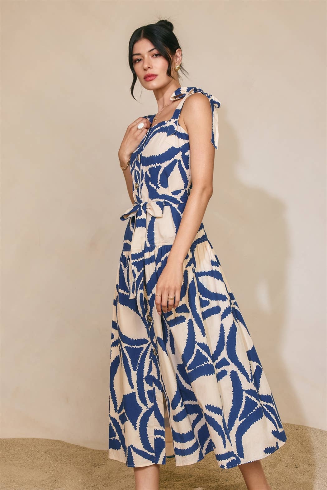 Dress Forum - Tide and Seek Button Down Midi Dress view 5