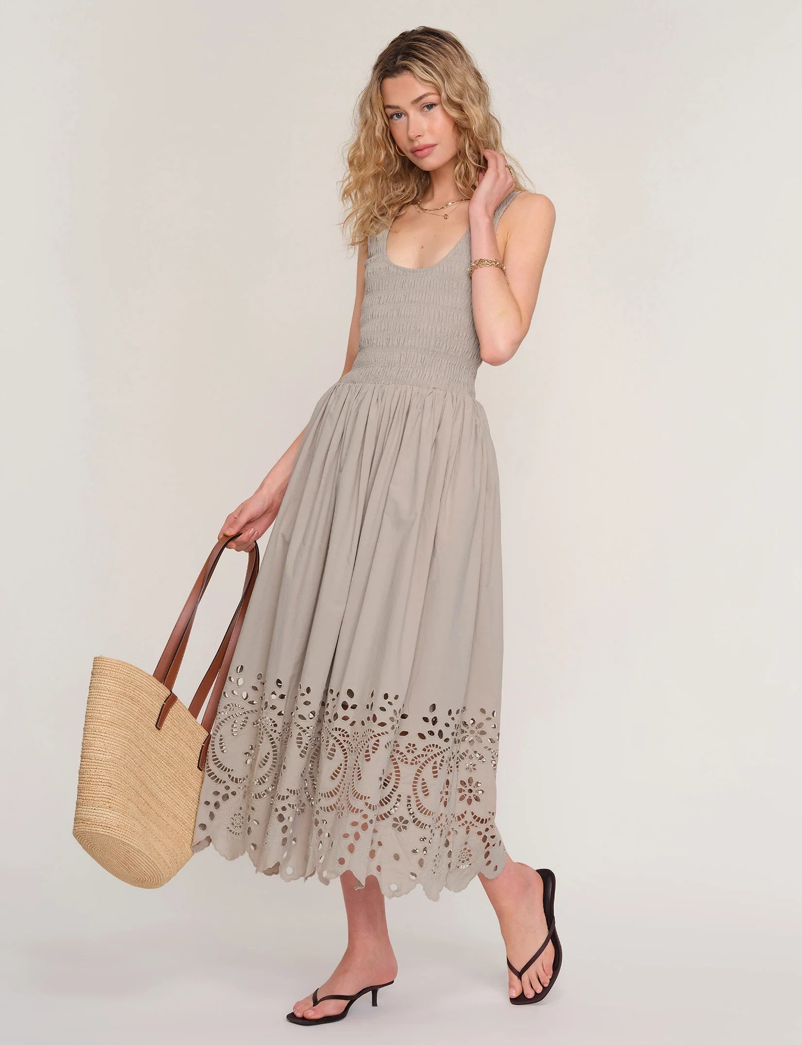 Heartloom Gemma Dress - Moss view 3