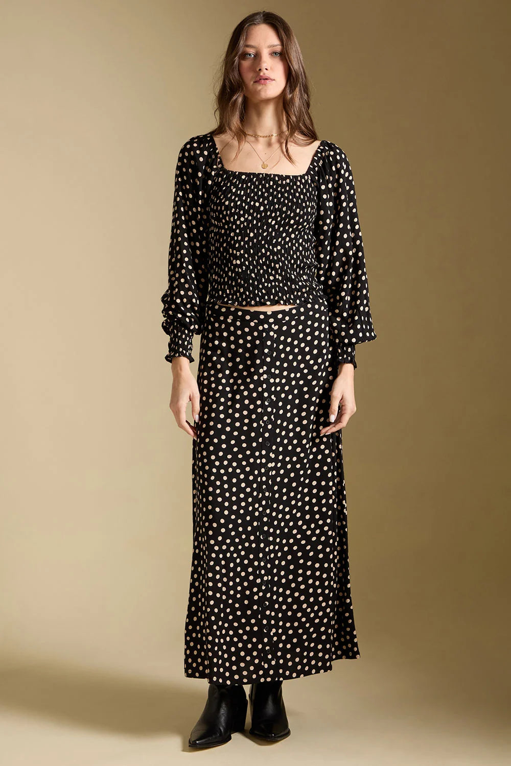 Saltwater Luxe Nolla Midi Skirt