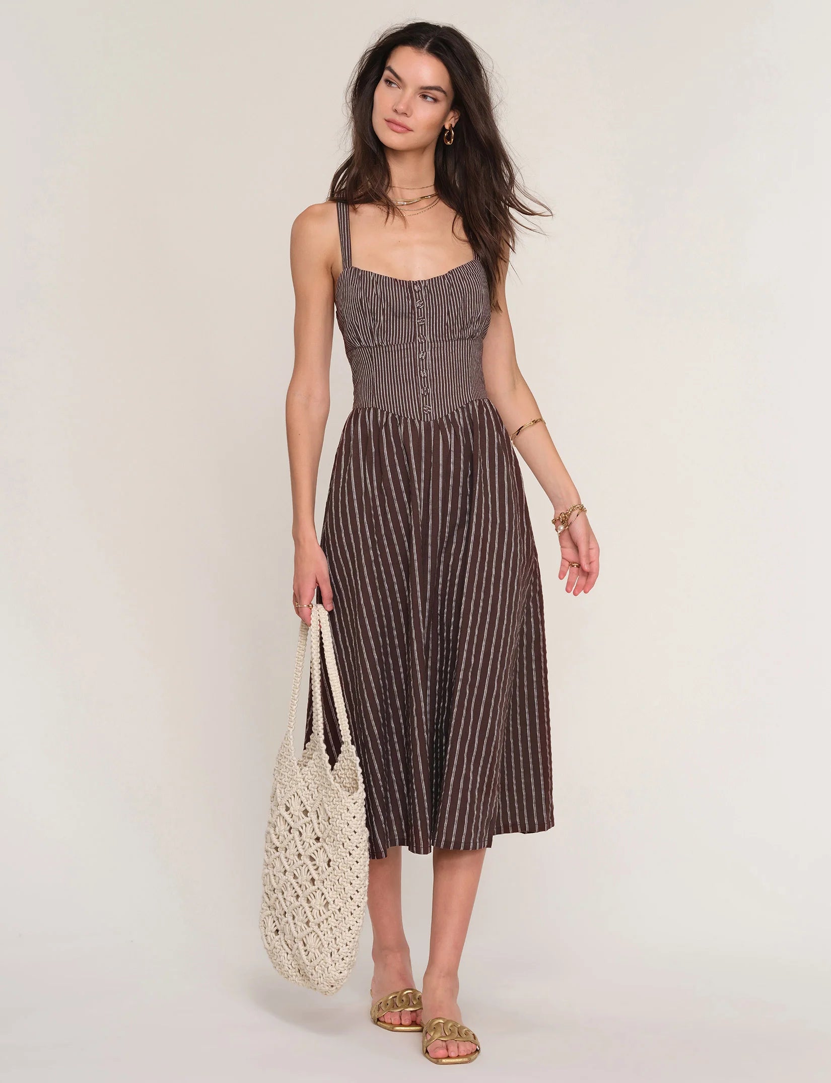 Heartloom Klimt Dress - Espresso view 3