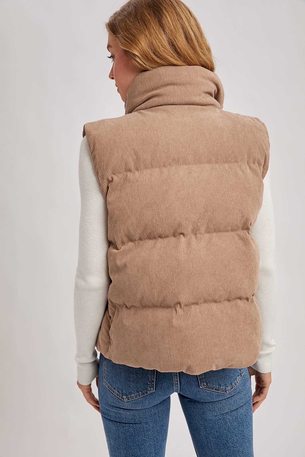 Bluivy Corduroy Quilted Puffer Vest view 22