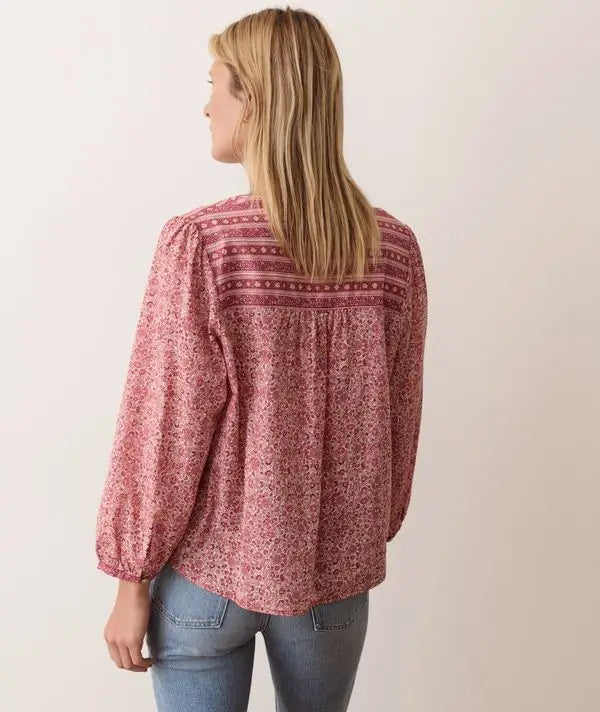 Marine Layer Vivian Button Through Blouse view 2