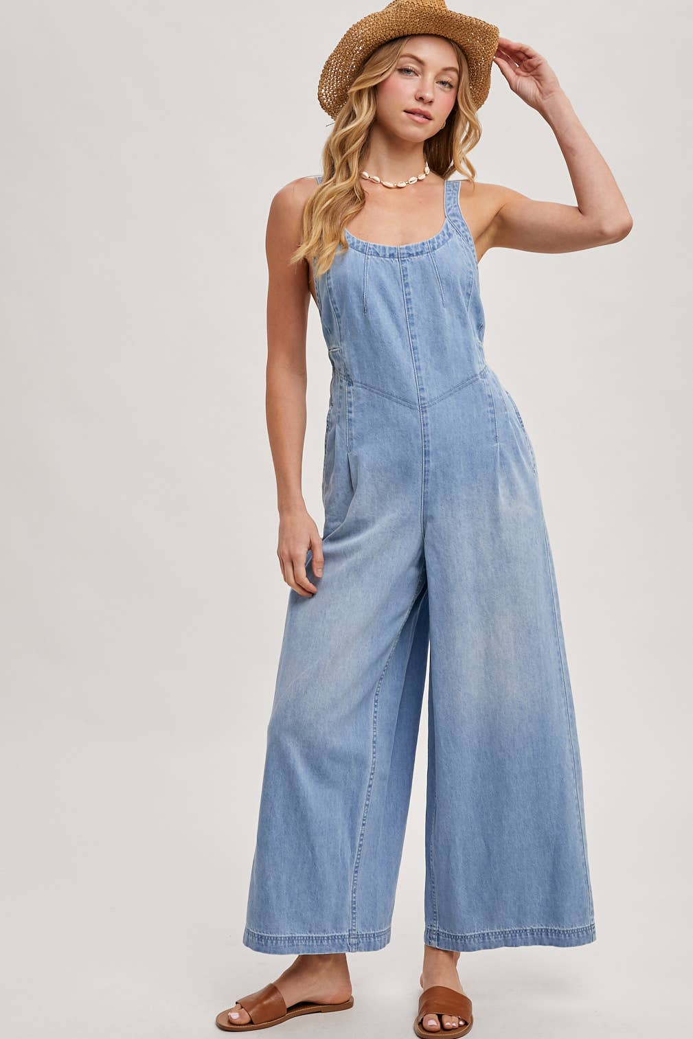 Bluivy Denim Overall Jumpsuit