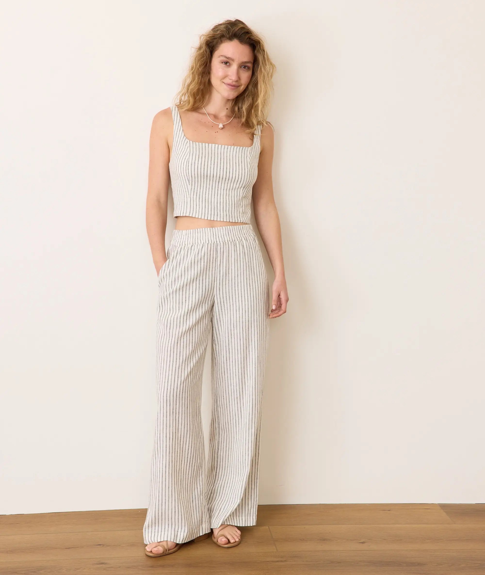 Marine Layer Allison Hemp Trouser